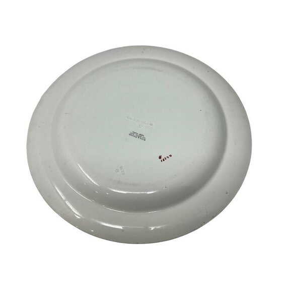 Antique Early 1900s Wedgwood Napoleon Ivy Green Queens Ware Luncheon Plate 9" D - Picture 6 of 9